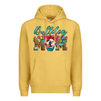 Antique Gold english bulldog mom Premium Hoodie - Artiststas