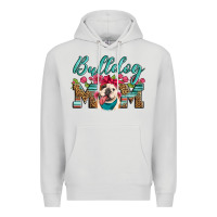 Dove Grey english bulldog mom Premium Hoodie - Artiststas