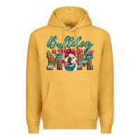 Mustard english bulldog mom Premium Hoodie - Artiststas