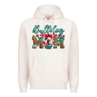 Pale Pink english bulldog mom Premium Hoodie - Artiststas