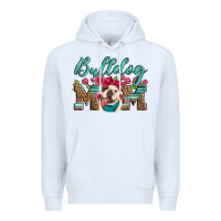 White english bulldog mom Premium Hoodie - Artiststas