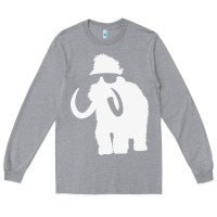 Heather Grey mammoth Long Sleeve Tee - artisFamous