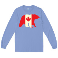 Colony Blue Canadian Bear Long Sleeve Tee - artisFamous