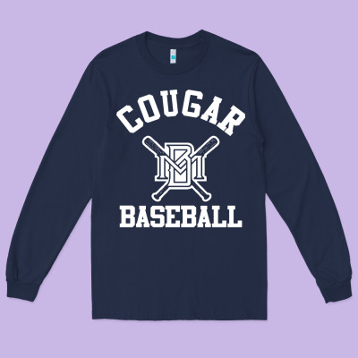 Blue Mountain Cougars Club Long Sleeve Tee Designed By Artisfamous