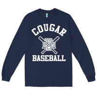 Navy blue mountain cougars club Long Sleeve Tee - artisFamous
