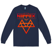 Navy neffex music Long Sleeve Tee - artisFamous