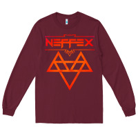 Burgundy neffex music Long Sleeve Tee - artisFamous