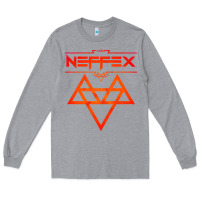 Heather Grey neffex music Long Sleeve Tee - artisFamous
