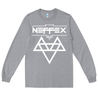 Heather Grey neffex music Long Sleeve Tee - artisFamous