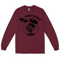 Burgundy records Long Sleeve Tee - artisFamous