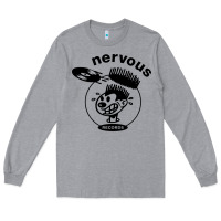 Heather Grey records Long Sleeve Tee - artisFamous