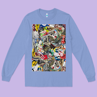 Sneaker Searth Long Sleeve Tee Designed By Artisfamous