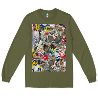 Army Green sneaker searth Long Sleeve Tee - artisFamous