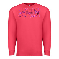 Cardinal hope breast cancer butterfly Premium Sweatshirt - Jasminsmagicworld