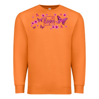 Carrot hope breast cancer butterfly Premium Sweatshirt - Jasminsmagicworld
