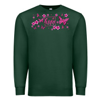 Sports Green hope breast cancer butterfly Premium Sweatshirt - Jasminsmagicworld