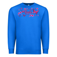 True Royal hope breast cancer butterfly Premium Sweatshirt - Jasminsmagicworld