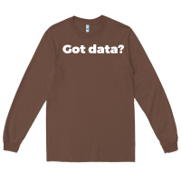 Chestnut data science humor white Long Sleeve Tee - artisFamous