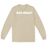 Mushroom data science humor white Long Sleeve Tee - artisFamous