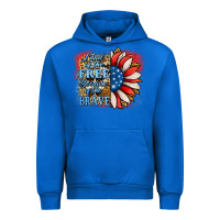 Cobalt Patriotic Sunflower Urban Hoodie - Jasminsmagicworld