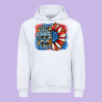 Patriotic Sunflower Urban Hoodie Designed By Jasminsmagicworld