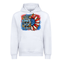 White Patriotic Sunflower Urban Hoodie - Jasminsmagicworld