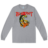 Heather Grey blackfoot Long Sleeve Tee - artisFamous