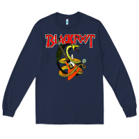 Navy blackfoot Long Sleeve Tee - artisFamous