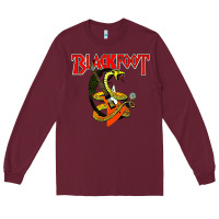 Burgundy blackfoot Long Sleeve Tee - artisFamous