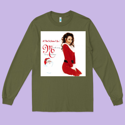 All I Want For Christmas Is You Long Sleeve Tee Designed By Artisfamous