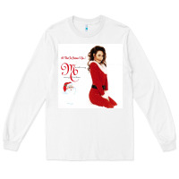 White All I Want for Christmas Is You Long Sleeve Tee - artisFamous