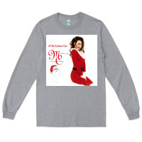Heather Grey All I Want for Christmas Is You Long Sleeve Tee - artisFamous