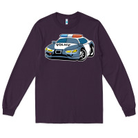 Plum police car Long Sleeve Tee - artisFamous