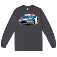 Smoke police car Long Sleeve Tee - artisFamous