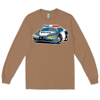 Toasted Coconut police car Long Sleeve Tee - artisFamous