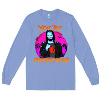 Colony Blue you are breathtaking keanu reeves actor Long Sleeve Tee - artisFamous