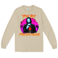 Mushroom you are breathtaking keanu reeves actor Long Sleeve Tee - artisFamous