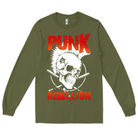 Army Green music punk Long Sleeve Tee - artisFamous