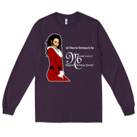 Plum All I Want for Christmas Is You Long Sleeve Tee - artisFamous