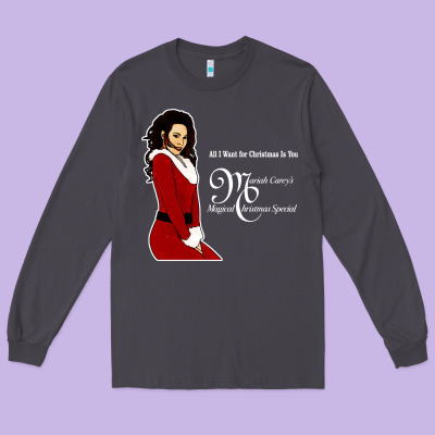 All I Want For Christmas Is You Long Sleeve Tee Designed By Artisfamous