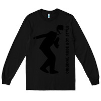 Black Original Rude Boy Style Long Sleeve Tee - artisFamous