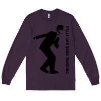 Plum Original Rude Boy Style Long Sleeve Tee - artisFamous