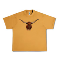 Peanut Butter texas longhorn illustration Urban Heavy Tee - CowhideDigitalArt