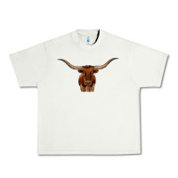 Pistachio texas longhorn illustration Urban Heavy Tee - CowhideDigitalArt