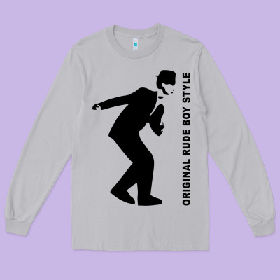 Original Rude Boy Style Long Sleeve Tee Designed By Artisfamous