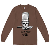 Chestnut bourdain cook free or die Long Sleeve Tee - artisFamous