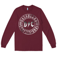 Burgundy DASHBOARD CONFESSIONAL Long Sleeve Tee - artisFamous