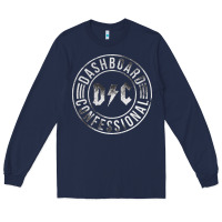 Navy DASHBOARD CONFESSIONAL Long Sleeve Tee - artisFamous