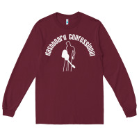 Burgundy DASHBOARD CONFESSIONAL Long Sleeve Tee - artisFamous