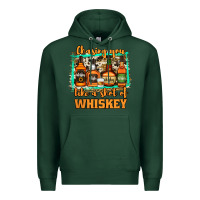 Sports Green chasing you like a shot of whiskey Premium Hoodie - Jasminsmagicworld